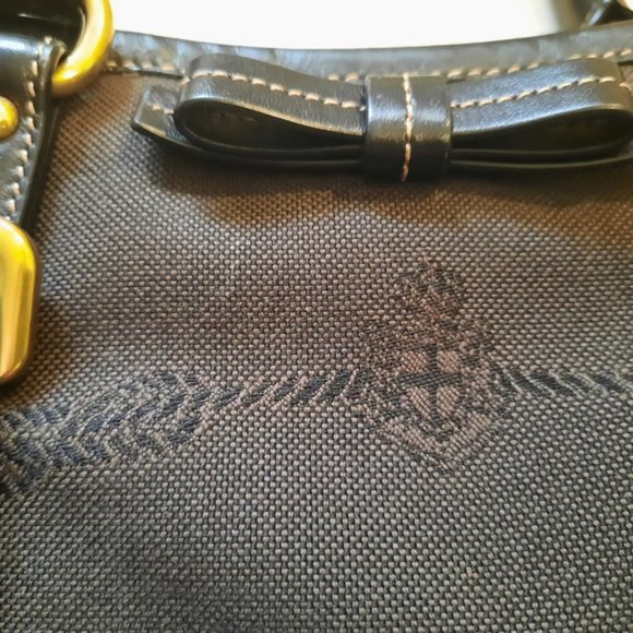 PRADA Jacquard Logo Satchel - Picture 13 of 14